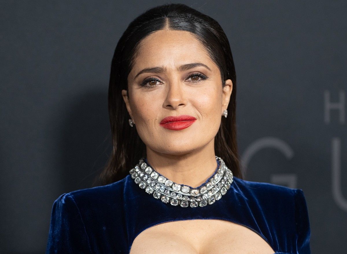 Salma Hayek in Bathing Suit Says 