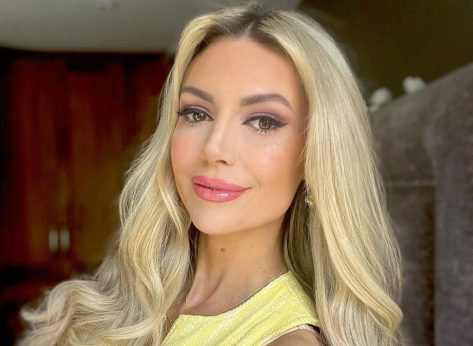 Rosanna Davison in Bathing Suit Posts One “Just for Fun”