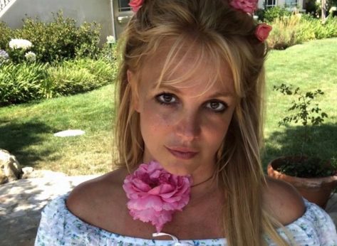 Britney Spears in Bathing Suit Walks in "Fields of Gold"