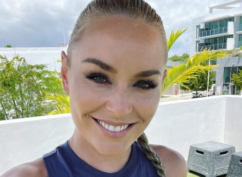 Lindsey Vonn in Bathing Suit "Nerded Out"