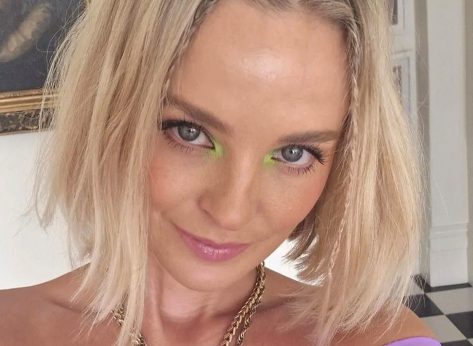 Nadia Fairfax-Wayne in Bathing Suit Has a “Morning”
