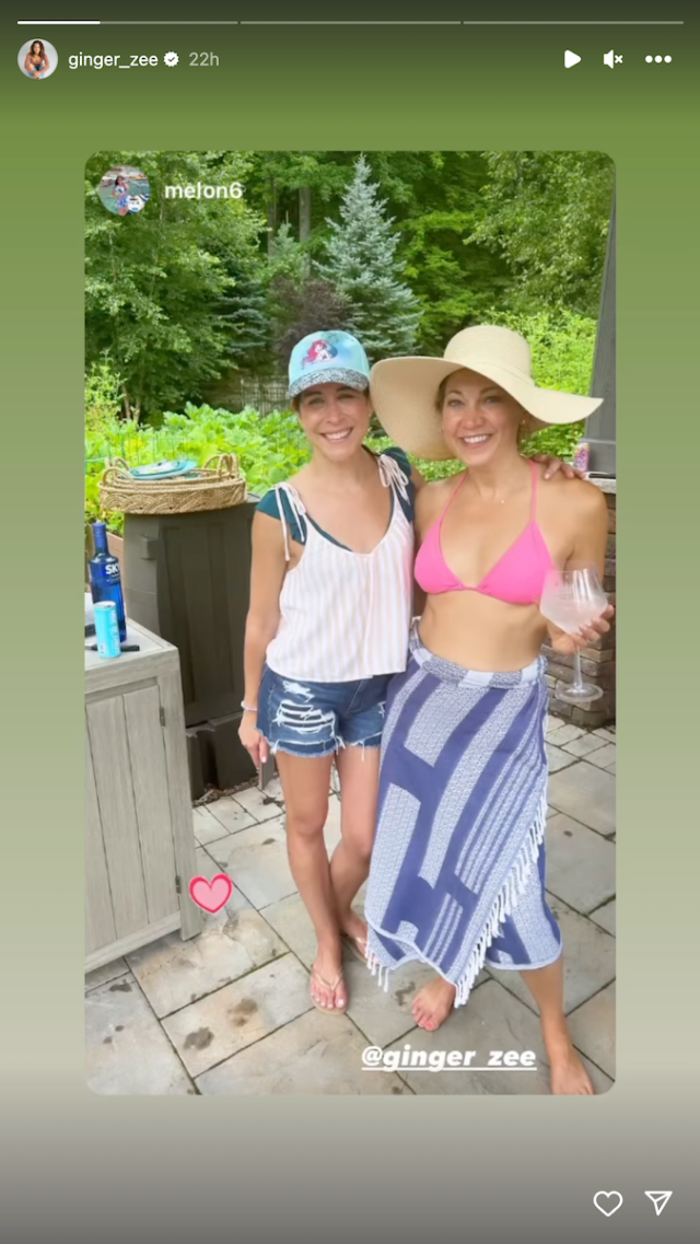 Ginger Zee in Bathing Suit Sets Forecast for Fun Celebwell