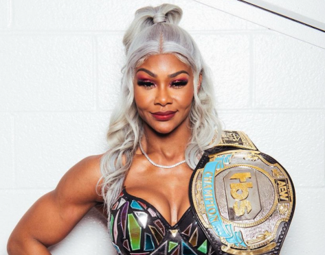 Wrestler Jade Cargill in Bikini Is “Drenched in Power”