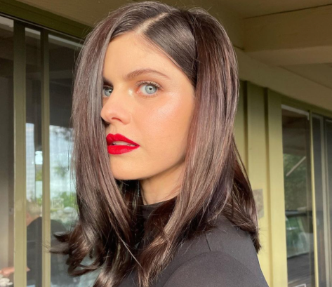 Alexandra Daddario Shares Swimsuit Photo of "Beach Hair"