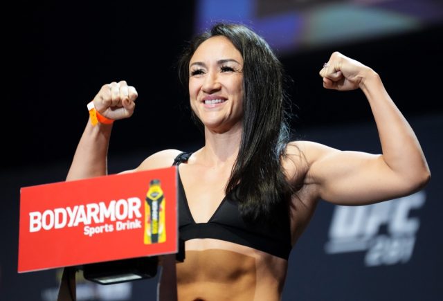 NEW YORK, NEW YORK - NOVEMBER 09: during the UFC 281 ceremonial weigh-in at Radio City Music Hall on November 9, 2022 in New York, New York. (Photo by Chris Unger/Zuffa LLC)