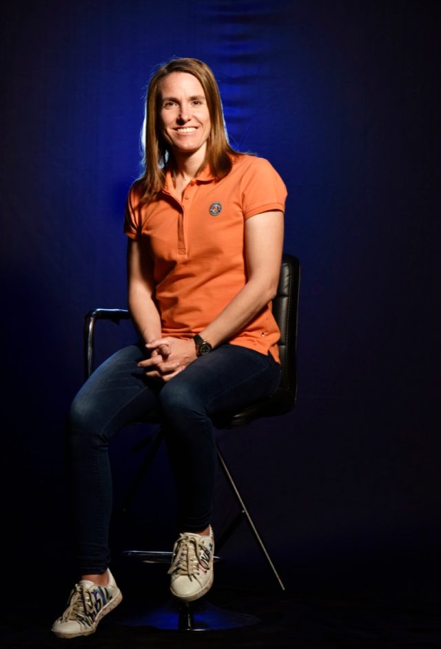 NEW DELHI, INDIA - MAY 1: (Editors Note: This is an exclusive shoot of Hindustan Times) Belgian tennis legend Justine Henin poses for a profile shoot during an interview on May 1, 2019 in New Delhi, India. (Photo by Raj K Raj/Hindustan Times via Getty Images)