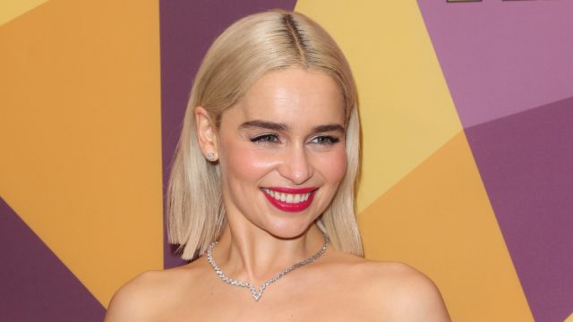LOS ANGELES, CA - JANUARY 07: Actress Emilia Clarke attends HBO's official Golden Globe Awards after party at The Circa 55 Restaurant on January 7, 2018 in Los Angeles, California. (Photo by Paul Archuleta/FilmMagic)