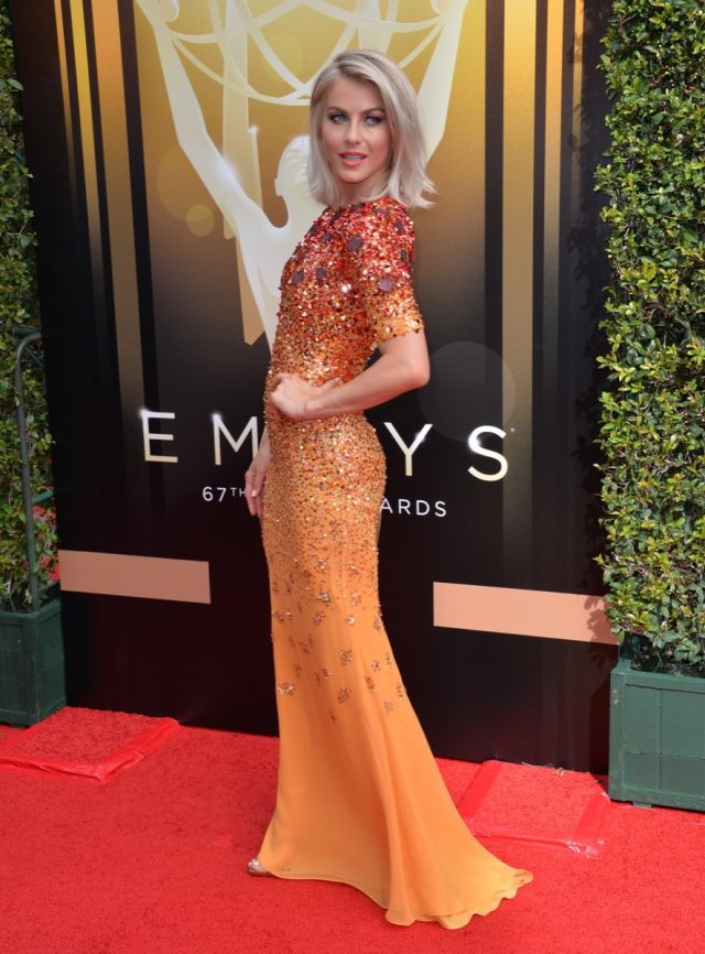 LOS ANGELES, CA - SEPTEMBER 12, 2015: Actress/dancer Julianne Hough at the Creative Arts Emmy Awards 2015 at the Microsoft Theatre LA Live.