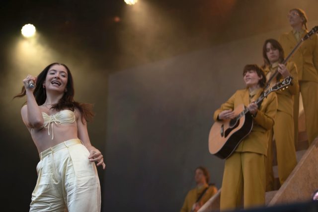 DUBLIN, IRELAND - JUNE 05: Lorde performs at Forbidden Fruit Festival at The Royal Hospital Kilmainham on June 05, 2022 in Dublin, Ireland. (Photo by Kieran Frost/Redferns)