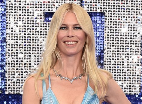 Claudia Schiffer Shares Swimsuit Photo From “Greek Paradise”