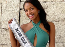 Former Miss USA Asya Branch Shares Swimsuit Photo From Pageant Victory