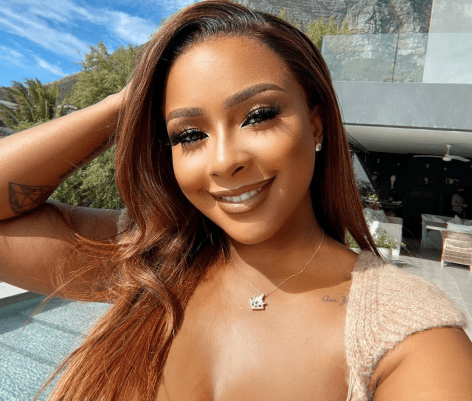 Boity Thulo Shares Swimsuit Photo as "Island Gyal"