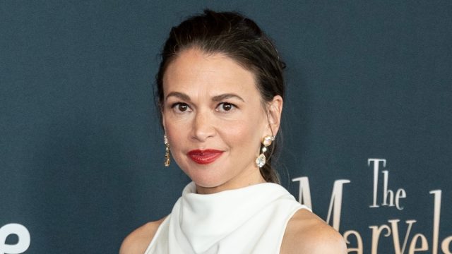 Sutton,Foster,Wearing,Dress,By,Staud,Attends,Amazon,Prime,Video's