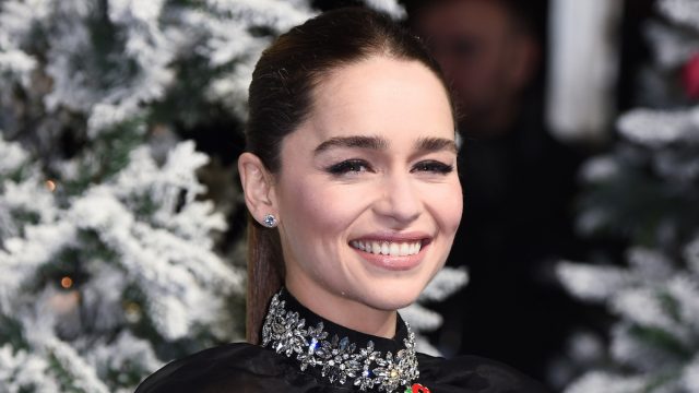 London,,Uk.,November,11,,2019:,Emelia,Clarke,Arriving,For,The