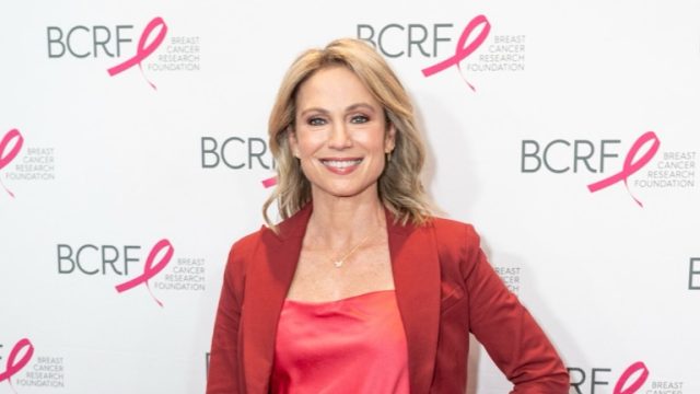 Amy,Robach,Attends,The,Breast,Cancer,Research,Foundation,New,York