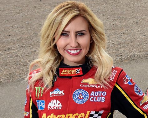 Racer Courtney Force Shares Swimsuit Photo From Lake Tahoe