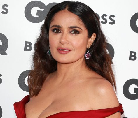 Hollywood Legend Salma Hayek Shares New Swimsuit Photo of "Sunday Mood"