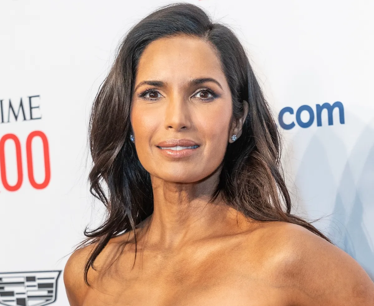Padma Lakshmi in Bikini Cools Down in Blue Lagoon