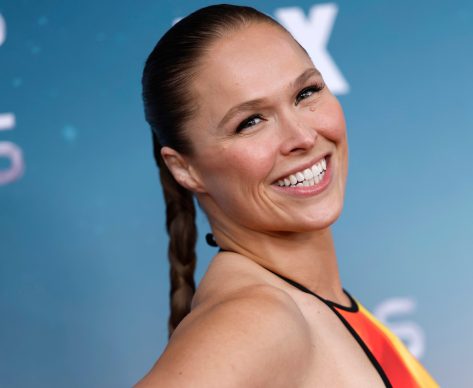 Ronda Rousey in Workout Gear Says "Finally Some Rain"