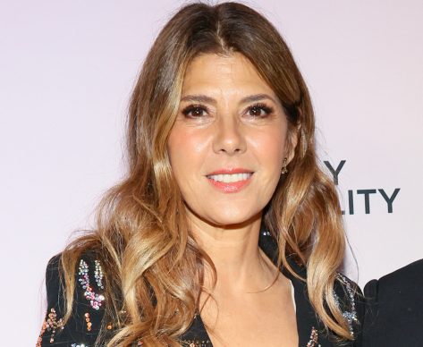 Marisa Tomei in Two-Piece Workout Gear Says "What a Time"