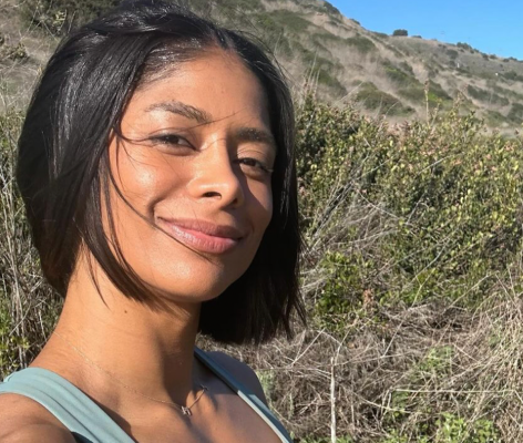 Massy Arias in Two-Piece Workout Gear Shares "Core and Abs Workout"