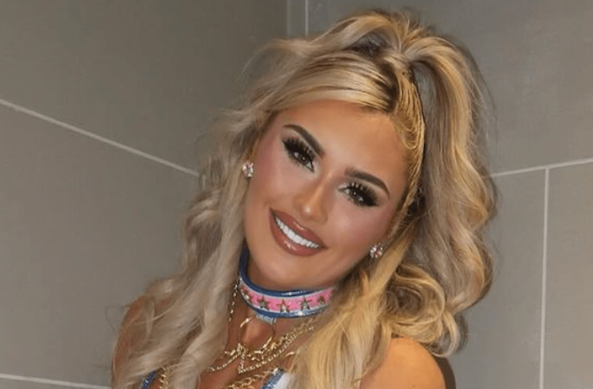Tiffany Stratton in Pink Workout Gear Says