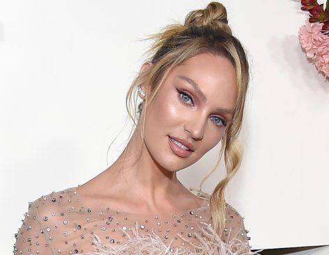 Candice Swanepoel in Ballet Dancewear Is "Free Falling"