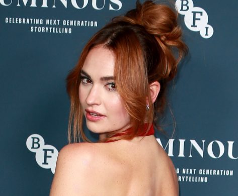 Lily James Shows Off Toned Physique in New Photos of "Summer Lovin'"