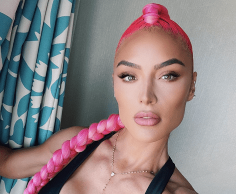 Ex-WWE Star Eva Marie in Two-Piece Workout Gear is "Training Hard"