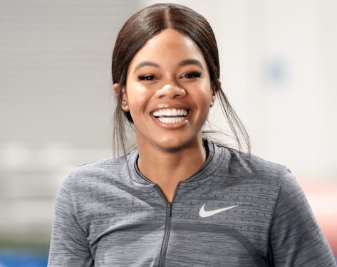 Gabby Douglas in Workout Gear is "Pushing the Boundaries"