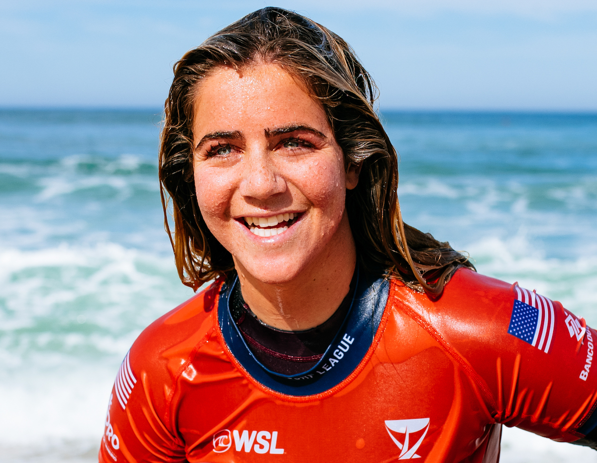 Surfer Caroline Marks In Gym Gear Rides Bike For “Daily Commute