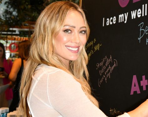 Hilary Duff in Workout Gear Says "Let's Go Have Some More Fun"