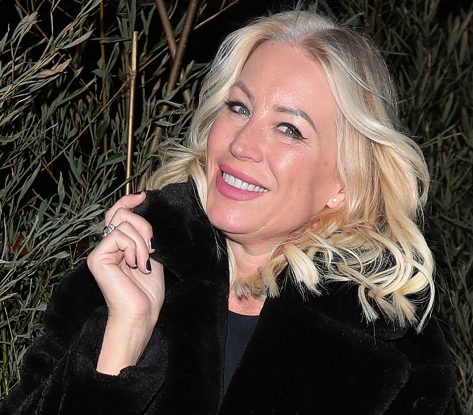 Denise Van Outen In Golf Outfit Says "Back At It"