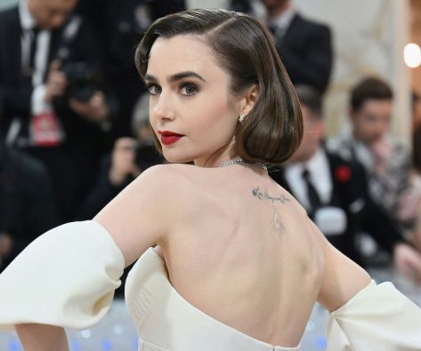 Lily Collins Shows Off Fit Figure as "Spa Sisters" with Ashley Park