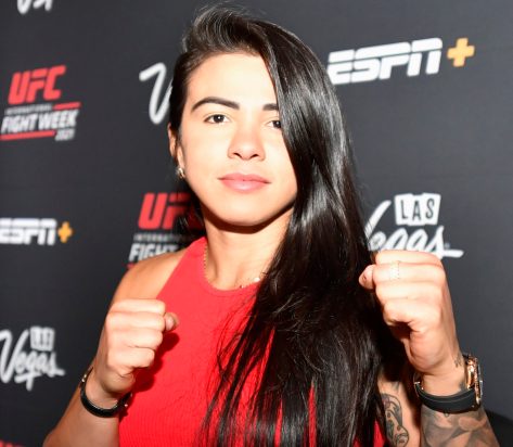 MMA Star Claudia Gadelha In Workout Gear Is "Back and Stronger Than Ever"