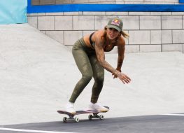 Pro Skateboarder Leticia Bufoni In Workout Gear Shares Intense "Training Day"