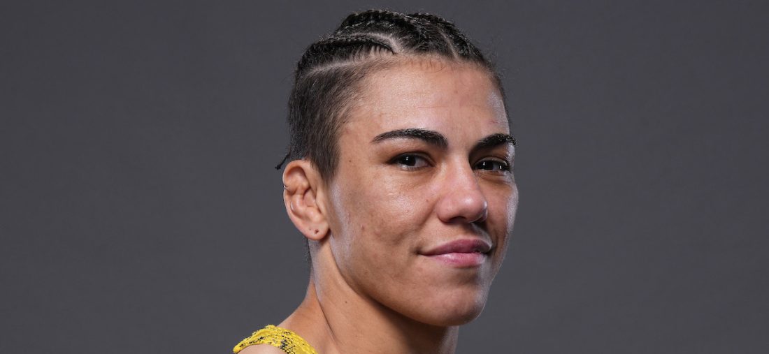 Jessica Andrade in Workout Gear Exercises for "Another Victory"