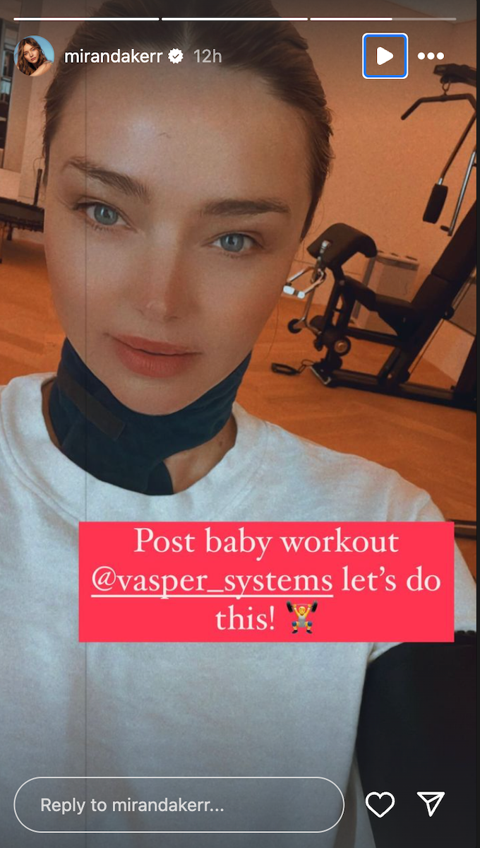 Miranda Kerr in Workout Gear Says 