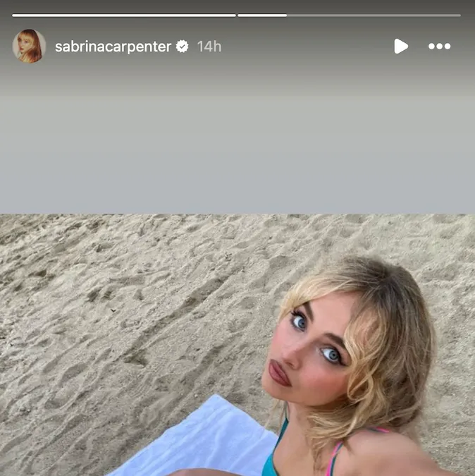 Sabrina Carpenter In Bikini Is