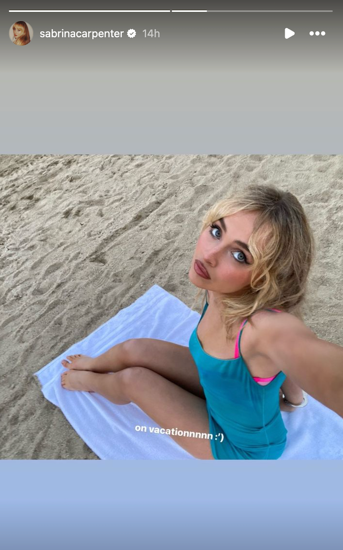 Sabrina Carpenter In Bikini Is