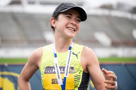 Long-Distance Runner Molly Seidel In Workout Gear Is "Inspirational Runfluencer"