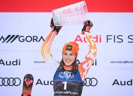 Alpine Skier Petra Vlhova In Workout Gear Walks On Treadmill After Knee Injury