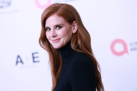 Suits Star Sarah Rafferty in Workout Gear Goes Surfing