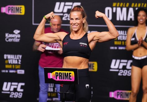 Katlyn Cerminara (Chookagian) in Workout Gear Says "Fighting > Pilates"