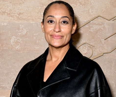 Tracee Ellis Ross In Black Workout Gear Does Resistance Training Session