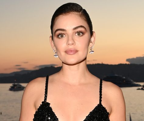 Lucy Hale in Workout Gear Shares Mirror Selfie