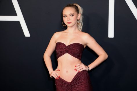 HOLLYWOOD, CALIFORNIA - DECEMBER 07: Jordyn Jones attends the Los Angeles Premiere Of Universal Pictures' "M3GAN" at TCL Chinese Theatre on December 07, 2022 in Hollywood, California. (Photo by Leon Bennett/Getty Images)