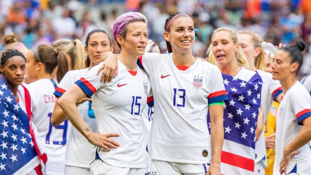 Lyon,,France, ,7,July,,2019:,Megan,Rapinoe,And,Alex