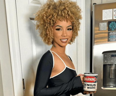 Brittany Renner in Two-Piece Workout Gear is "Fire"