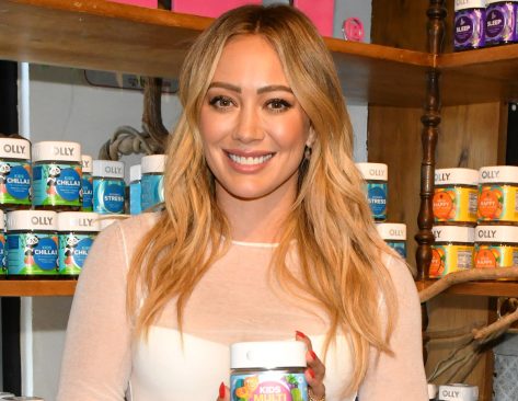 Hilary Duff in Workout Gear Says "Let's Go"